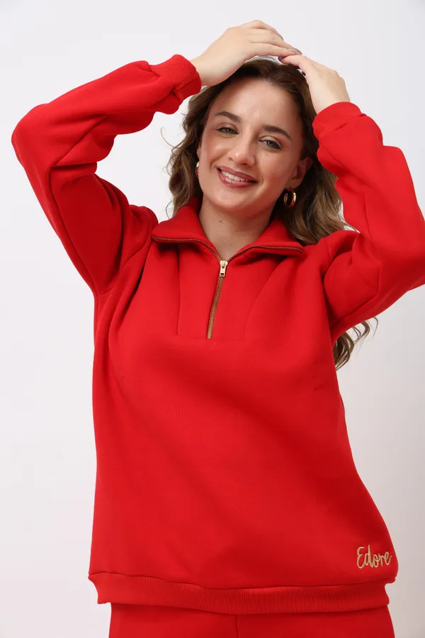 Elva_Sweatshirt_Red