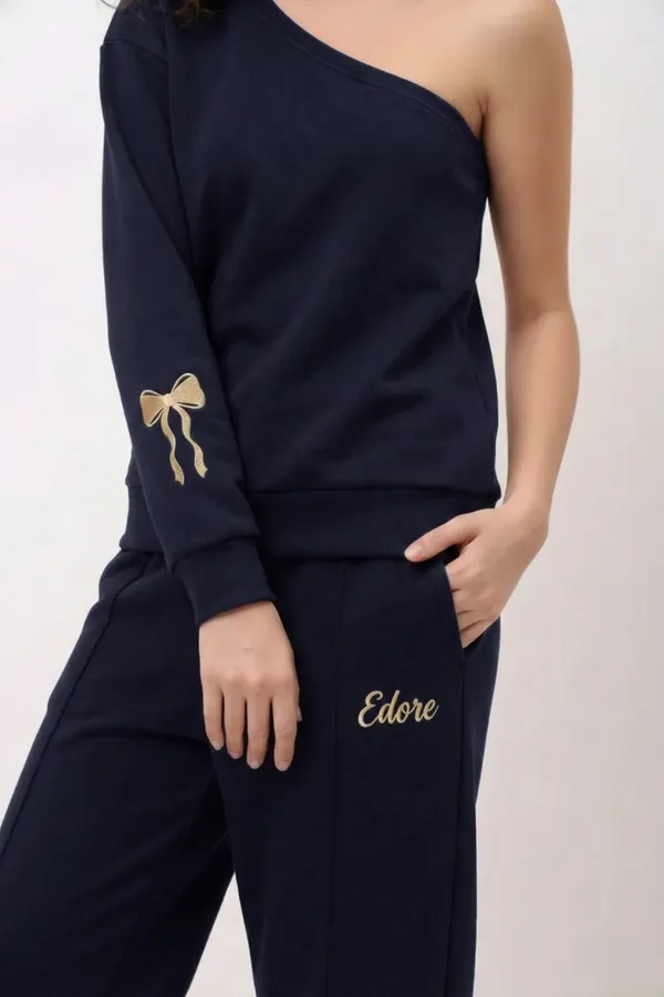 Elior_One_Shoulder_Sweatshirt_Navy