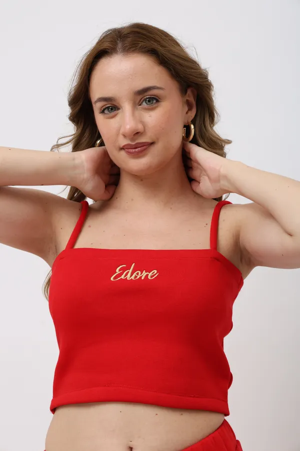 Lune_Cami_Crop_Top_Red