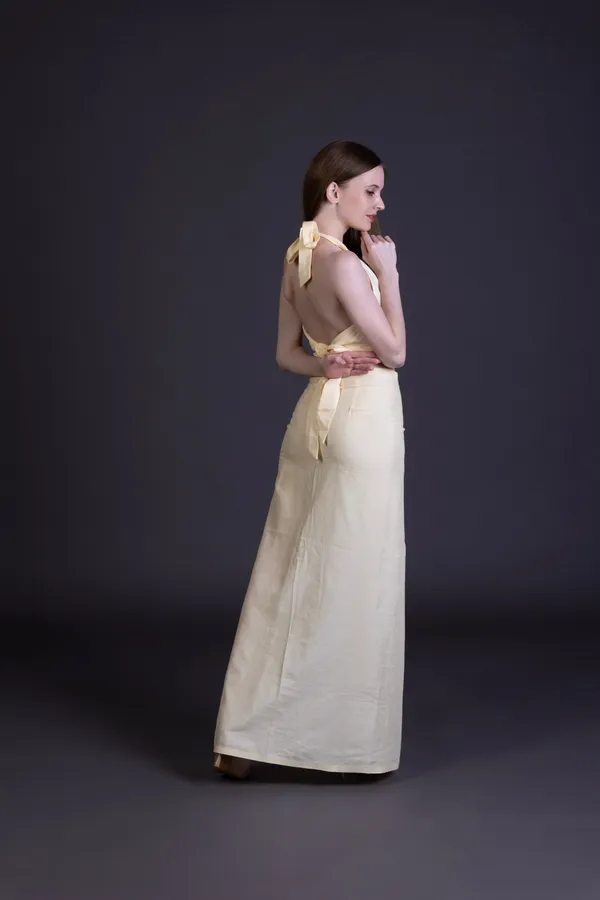 Viola_Linen_Halter_Top_Butter_Yellow