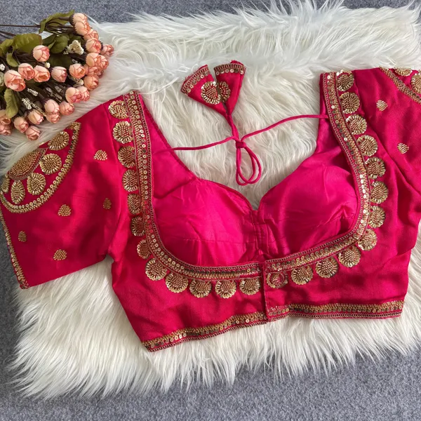Pink_Khadi_Cotton_Embroidered_Sweetheart_Blouse_For_Women