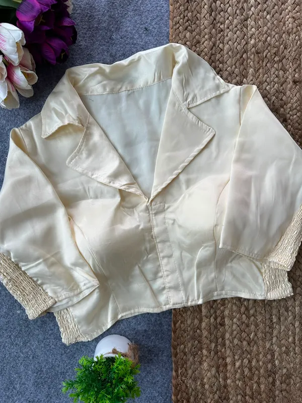 Ivory_Heavy_Silk_Notch_Lapel_Long_Sleeve_Blouse_For_Women