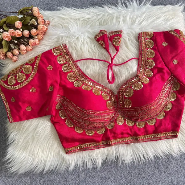 Pink_Khadi_Cotton_Gold_Embroidered_Ethnic_Blouse_For_Women