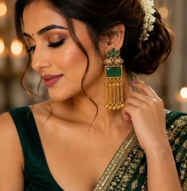 Traditional_Gold_Plated_Jhumka_Earrings_For_Women