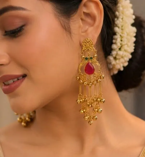 Traditional_Gold_Plated_Jhumka_Earrings_For_Women