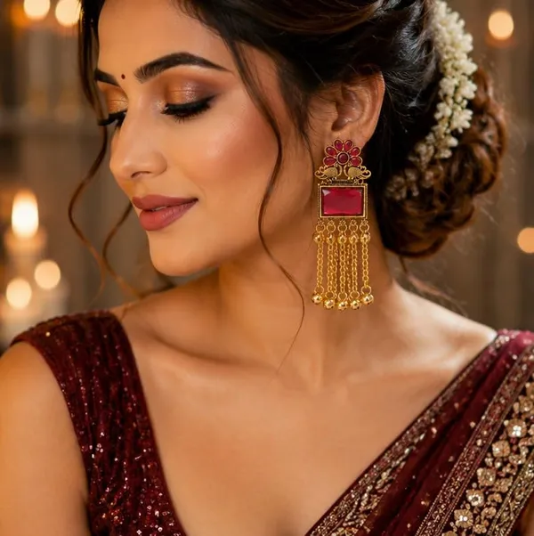 Gold_Plated_Jhumka_Earrings_For_Women