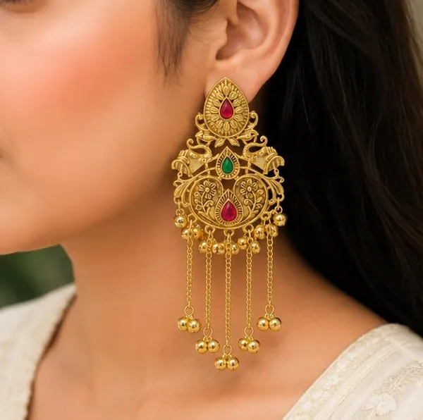 Gold_Plated_Jhumka_Earrings_For_Women
