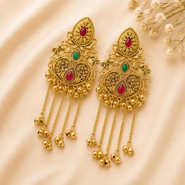 Gold_Plated_Jhumka_Earrings_For_Women