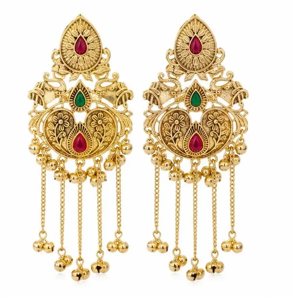 Gold_Plated_Jhumka_Earrings_For_Women