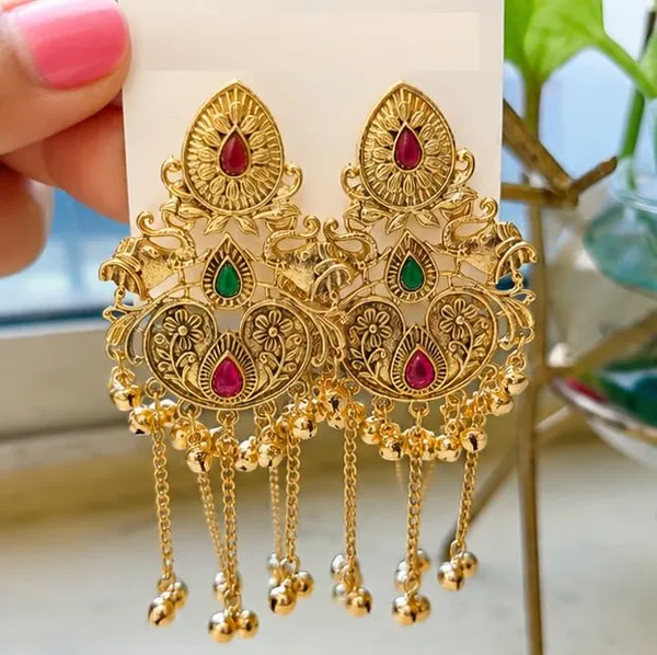Gold_Plated_Jhumka_Earrings_For_Women
