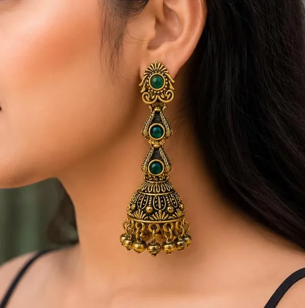 Gold_Plated_Jhumka_Earrings_For_Women