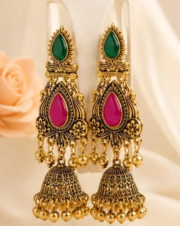 Gold_Plated_Jhumka_Earrings_For_Women