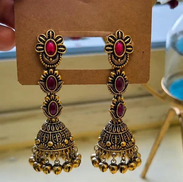 Gold_Plated_Jhumka_Earrings_For_Women