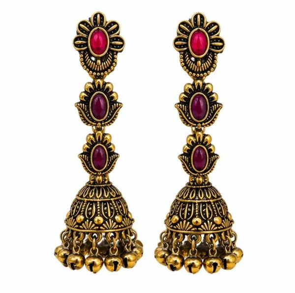 Gold_Plated_Jhumka_Earrings_For_Women