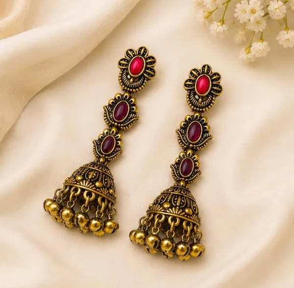 Gold_Plated_Jhumka_Earrings_For_Women