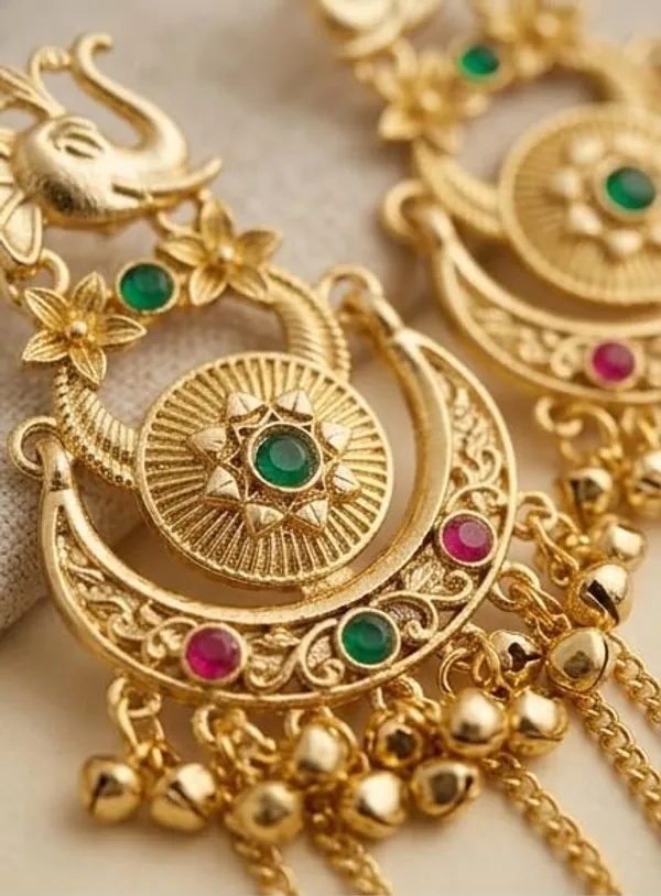 Traditional_Gold_Plated_Jhumka_Earrings_For_Women