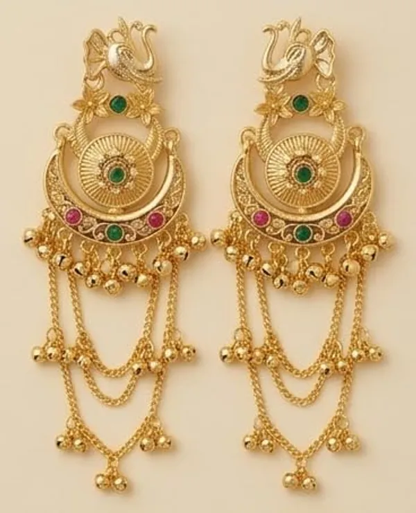 Traditional_Gold_Plated_Jhumka_Earrings_For_Women