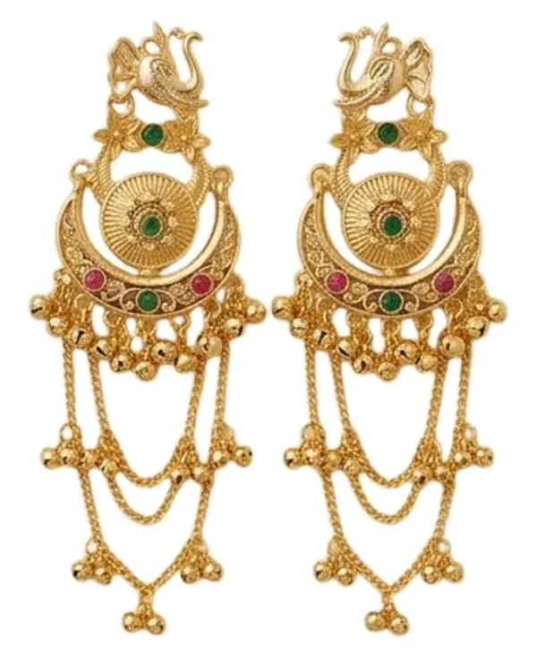 Traditional_Gold_Plated_Jhumka_Earrings_For_Women