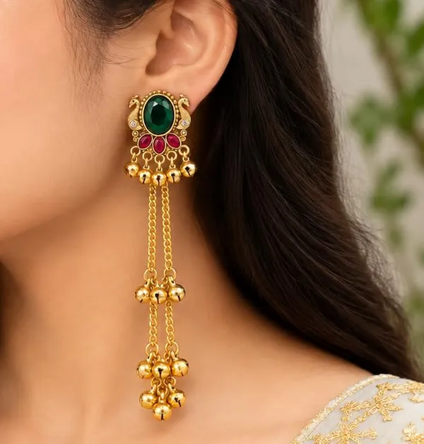 Gold_Plated_Jhumka_Earrings_For_Women