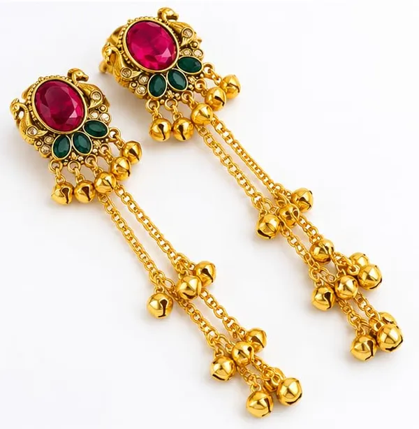 Traditional_Gold_Plated_Jhumka_Earrings_For_Women