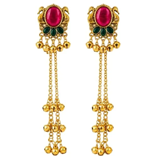 Traditional_Gold_Plated_Jhumka_Earrings_For_Women
