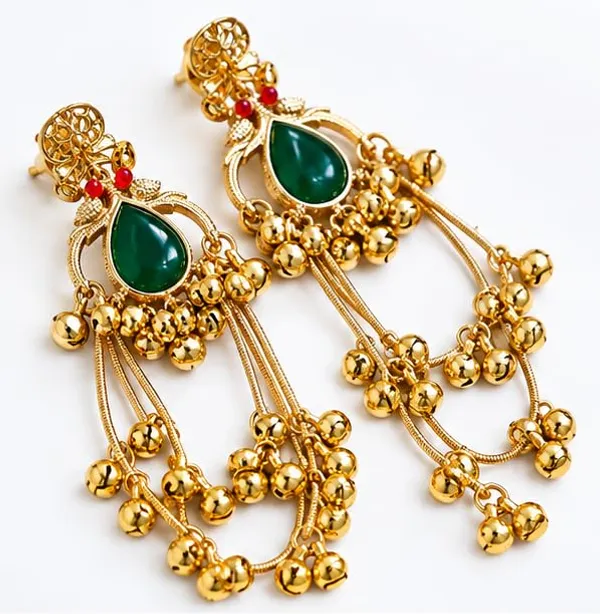 Gold_Plated_Jhumka_Earrings_For_Women