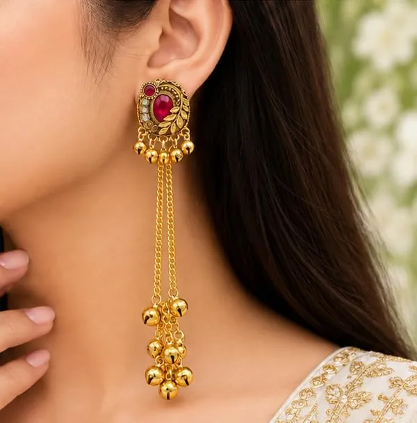 Gold_Plated_Jhumka_Earrings_For_Women