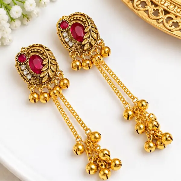 Gold_Plated_Jhumka_Earrings_For_Women