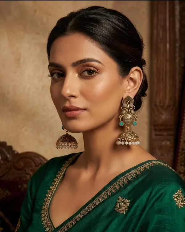 Gold_Plated_Jhumka_Earrings_For_Women
