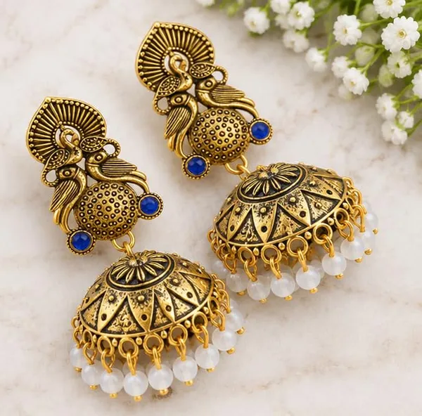 Gold_Plated_Jhumka_Earrings_For_Women