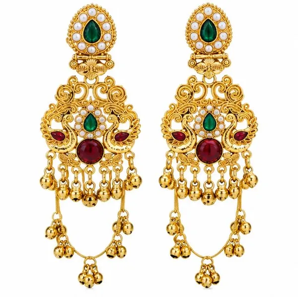 Gold_Plated_Jhumka_Earrings_For_Women