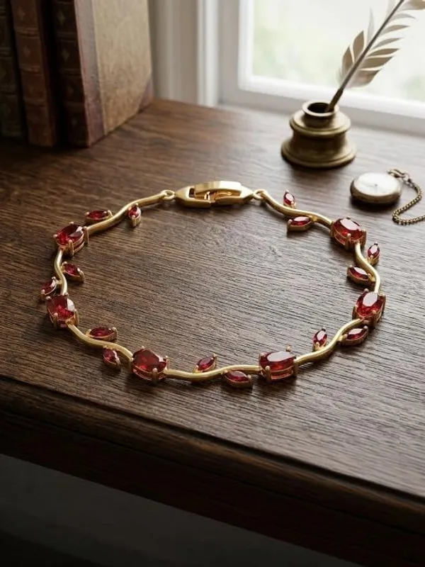 Chain_Link_Floral_Bracelet