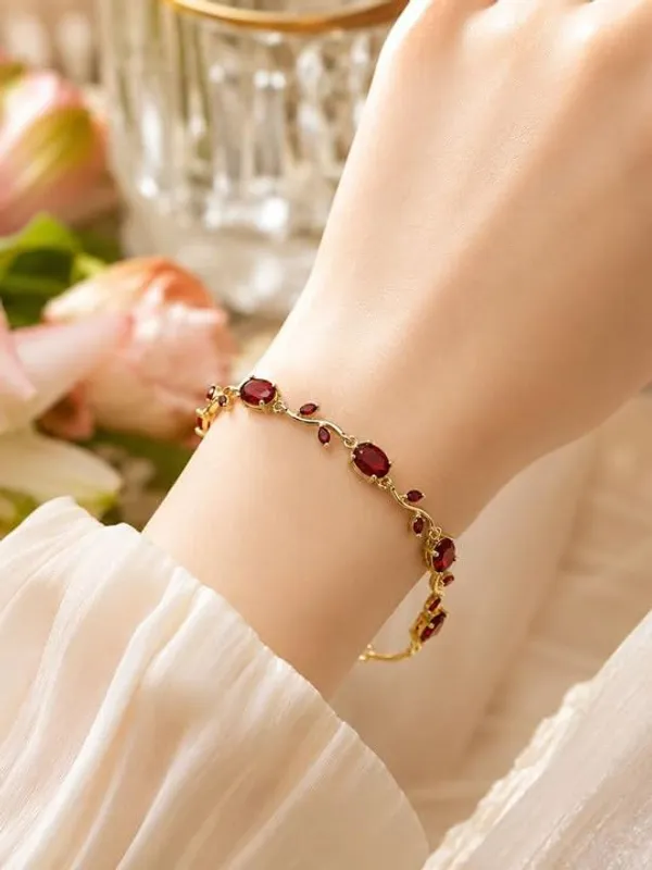 Chain_Link_Floral_Bracelet