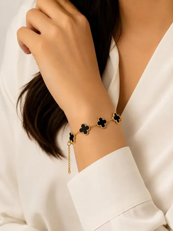 Chain_Link_Floral_Bracelet