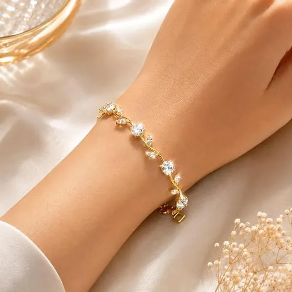 Chain_Link_Floral_Bracelet