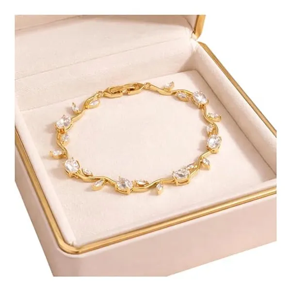 Chain_Link_Floral_Bracelet