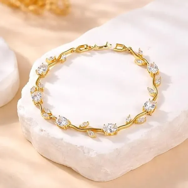 Chain_Link_Floral_Bracelet