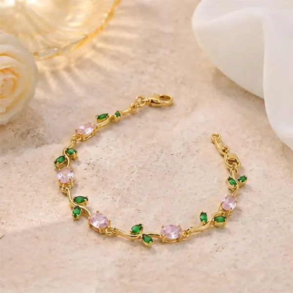 Chain_Link_Floral_Bracelet
