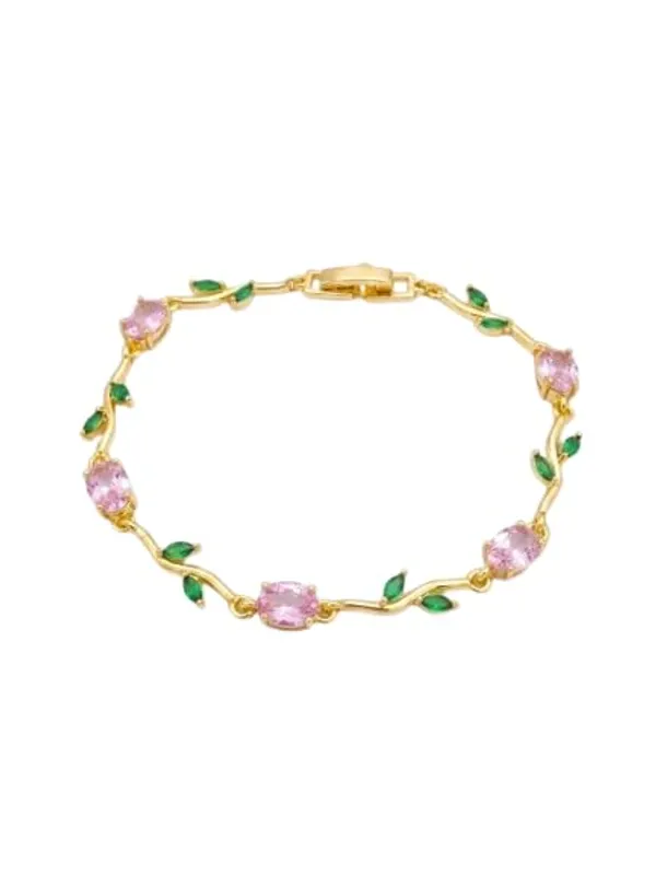 Chain_Link_Floral_Bracelet