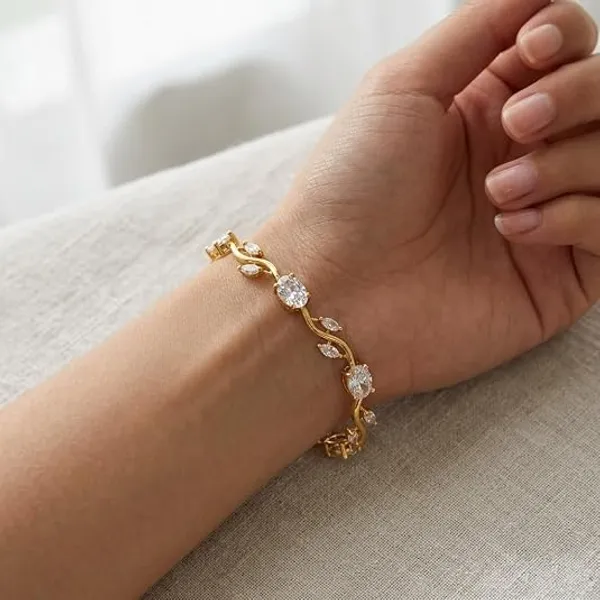 Chain_Link_Floral_Bracelet