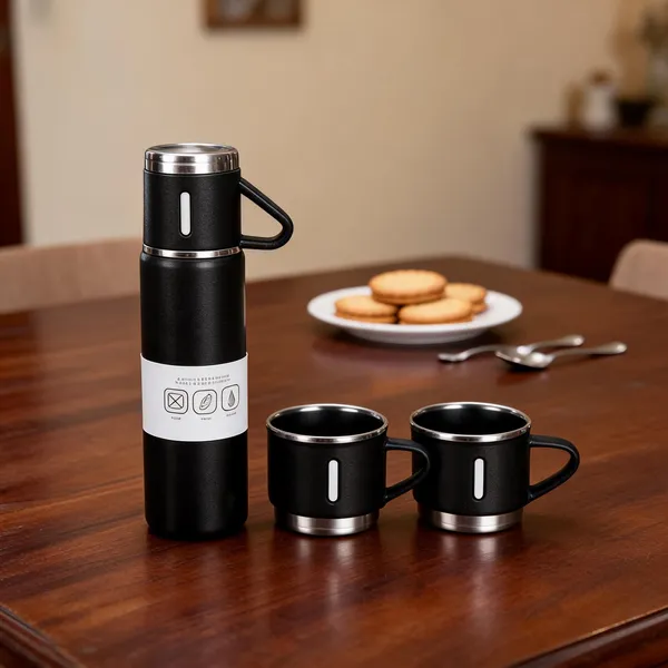 Black_Steel_Vacuum_Insulated_Flask_Gift_Set