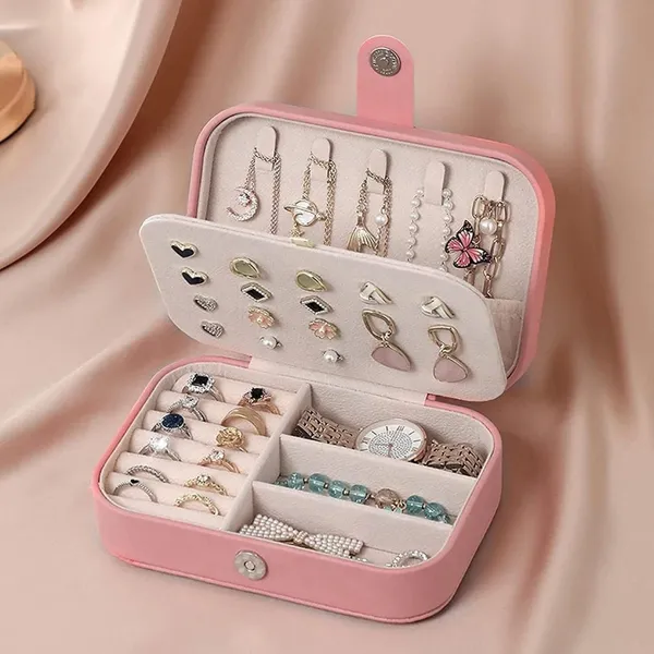 Pink_Leather_Travel_Jewelry_Organizer_Case_For_Women