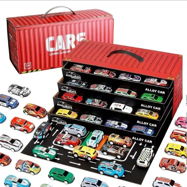 Multicolor_Metal_Alloy_Toy_Car_Set_With_Carrying_Case
