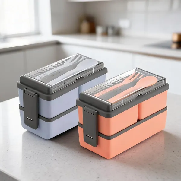 Blue_And_Orange_Plastic_Two_Tier_Lunch_Box_With_Cutlery_Pack_Of_2