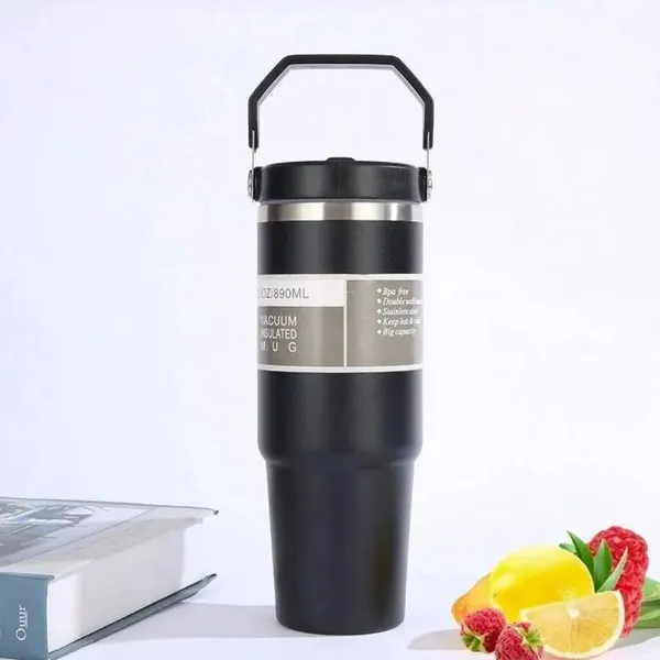 Black_Steel_Vacuum_Insulated_890Ml_Travel_Mug