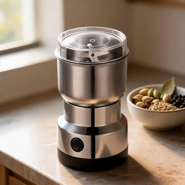 Silver_Steel_Electric_Spice_And_Herb_Grinder