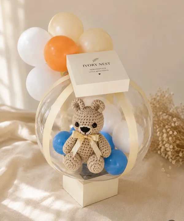 Transparent_Balloon_Bouquet_With_Crochet_Teddy_Bear