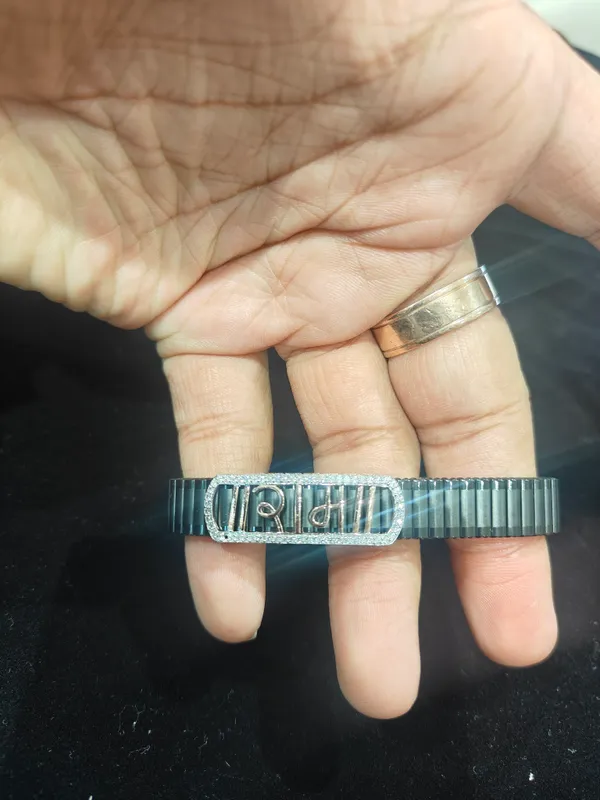 White_925_Silver_Stretchable_Bracelet_Band_For_Jewellery