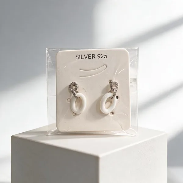 White_925_Silver_Drop_Earrings_For_Jewellery