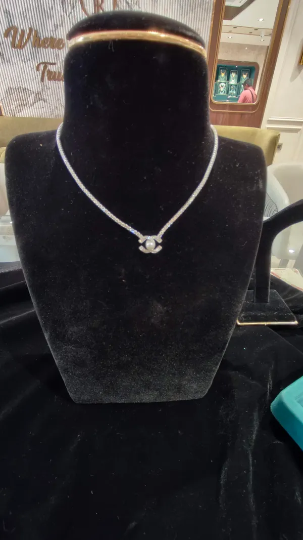 White_925_Silver_Pendant_Necklace_For_Jewellery